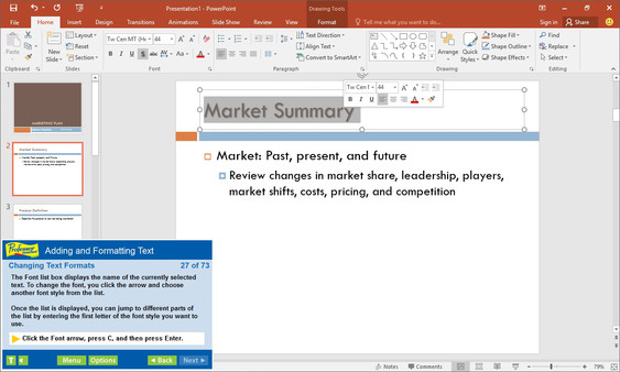 Professor Teaches PowerPoint 2016 screenshot 1