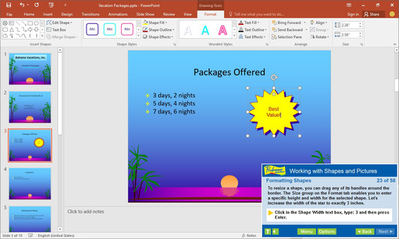 Professor Teaches PowerPoint 2016 screenshot 3