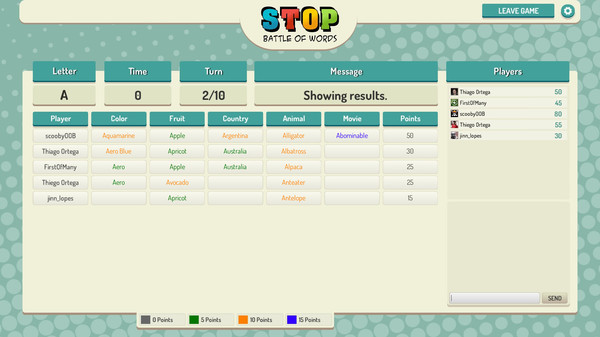 Stop Online - Battle of Words screenshot 7