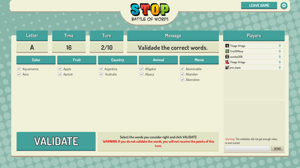 Stop Online - Battle of Words screenshot 6