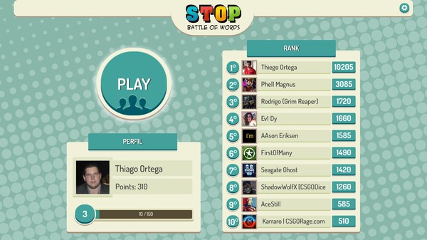 Stop Online - Battle of Words screenshot 1
