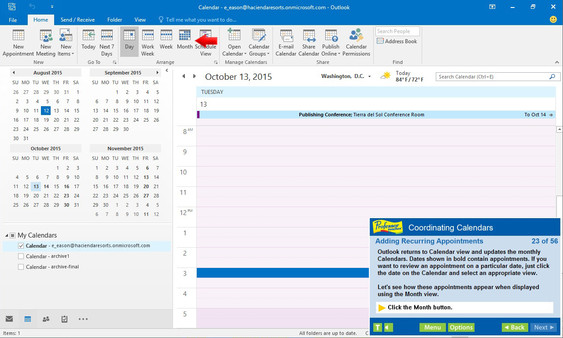 Professor Teaches Outlook 2016 screenshot 3