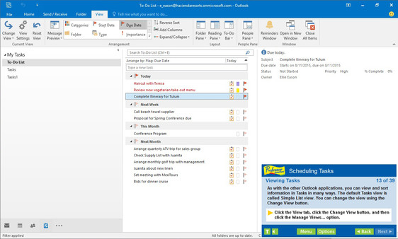 Professor Teaches Outlook 2016 screenshot 4