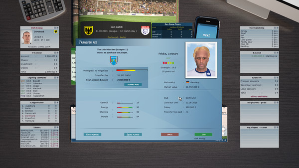 Club Manager 2016 screenshot 7