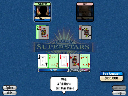 Poker Superstars II screenshot 1