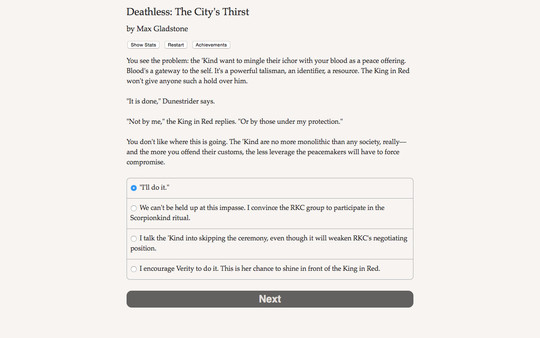 Deathless: The City's Thirst screenshot 5