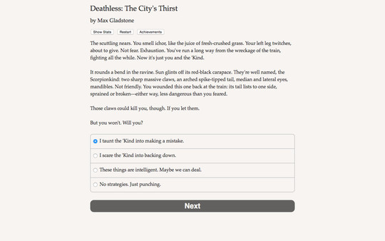 Deathless: The City's Thirst screenshot 3