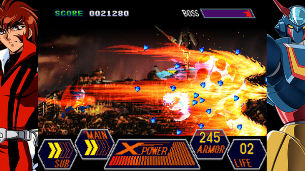 70s-style Robot Anime Geppy-X screenshot 2