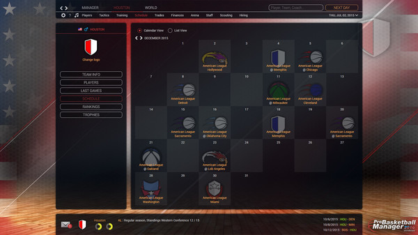 Pro Basketball Manager 2016 - US Edition screenshot 4