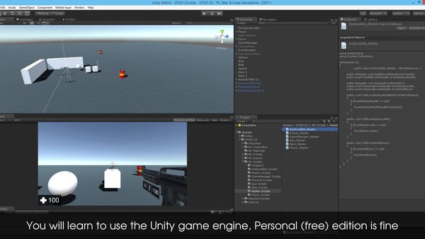 Gamer To Game Developer Series 3: Make A Game screenshot 1