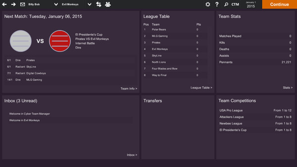 Cyber Team Manager screenshot 2