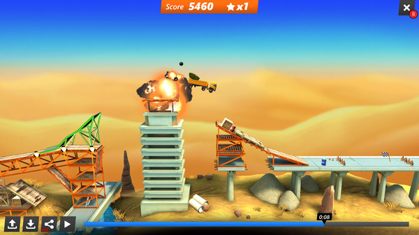 Bridge Constructor Stunts screenshot 4