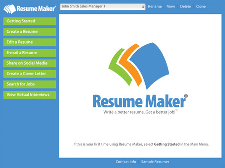 Resume Maker for Windows screenshot 1