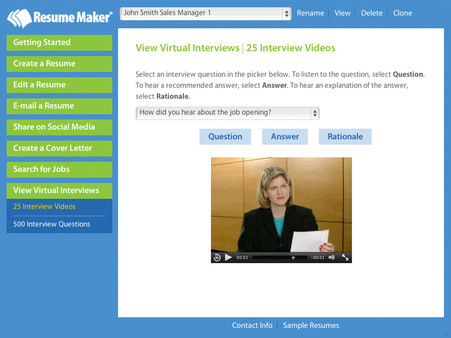 Resume Maker for Windows screenshot 5