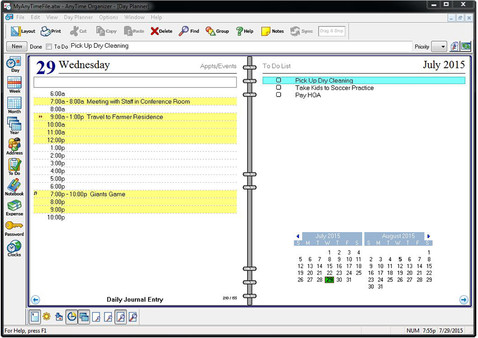 AnyTime Organizer Standard 15 screenshot 2