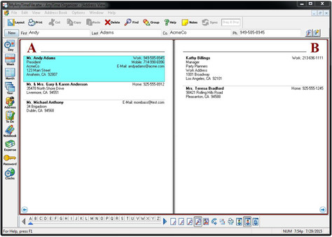 AnyTime Organizer Standard 15 screenshot 1