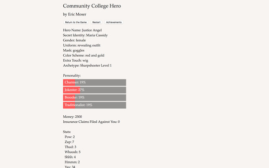 Community College Hero: Trial by Fire screenshot 2