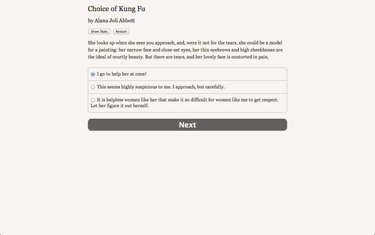 Choice of Kung Fu screenshot 1