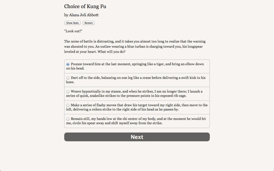 Choice of Kung Fu screenshot 4