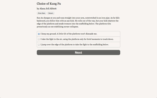 Choice of Kung Fu screenshot 3