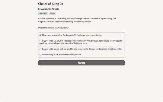 Choice of Kung Fu screenshot 0