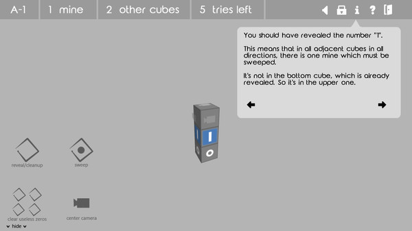 Asteroids Minesweeper screenshot 1