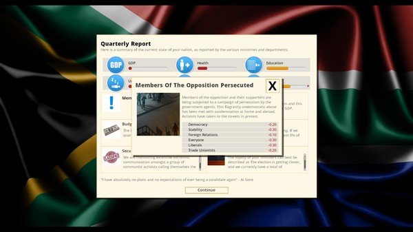 Democracy 3 Africa screenshot 2