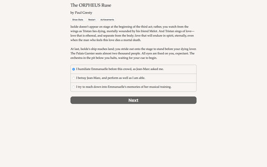 The ORPHEUS Ruse screenshot 2
