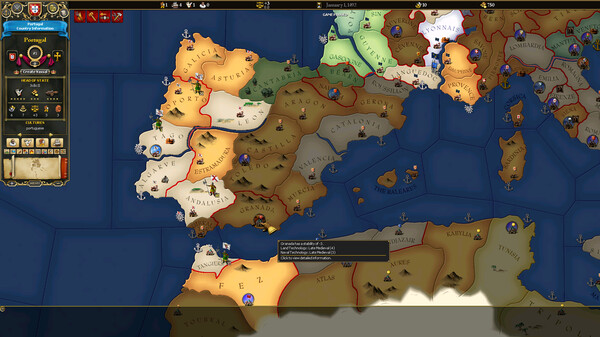 For The Glory: A Europa Universalis Game screenshot 0