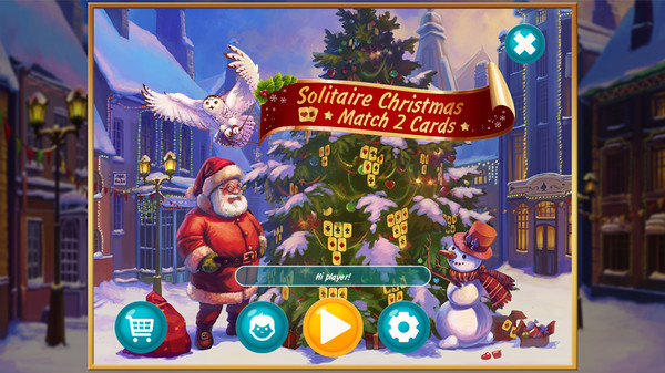 Solitaire Christmas. Match 2 Cards screenshot 1