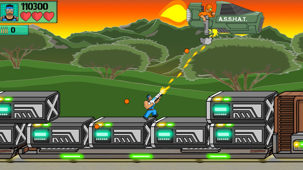 Machine Gun Train Run screenshot 2