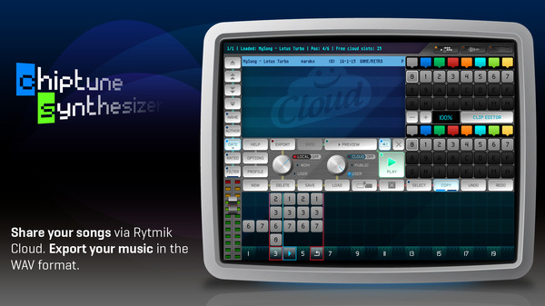 Rytmik Lite Chiptune Synthesizer screenshot 5