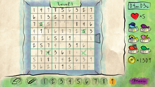 Sudoku Quest screenshot 1