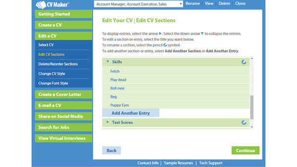 CV Maker for Windows screenshot 3