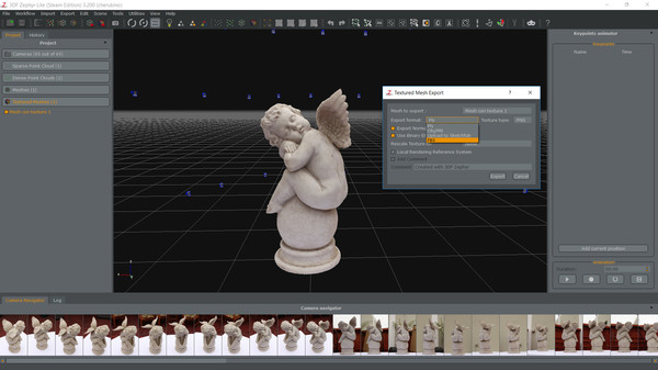 3DF Zephyr Lite Steam Edition screenshot 1