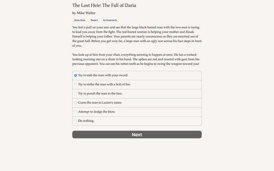 The Lost Heir: The Fall of Daria screenshot 2