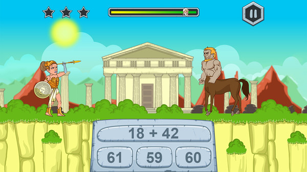 Zeus vs Monsters - Math Game for kids screenshot 2