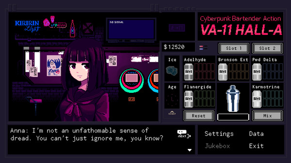 VA-11 Hall-A: Cyberpunk Bartender Action screenshot 10