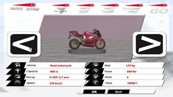 Safety Driving Simulator: Motorbike screenshot 2