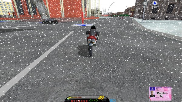 Safety Driving Simulator: Motorbike screenshot 6