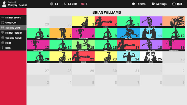Ultimate Fight Manager 2016 screenshot 2