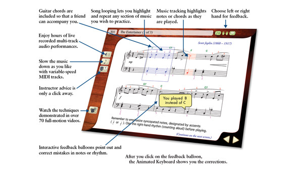 eMedia Piano and Keyboard Method screenshot 1