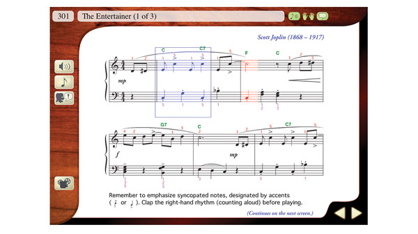 eMedia Piano and Keyboard Method screenshot 5