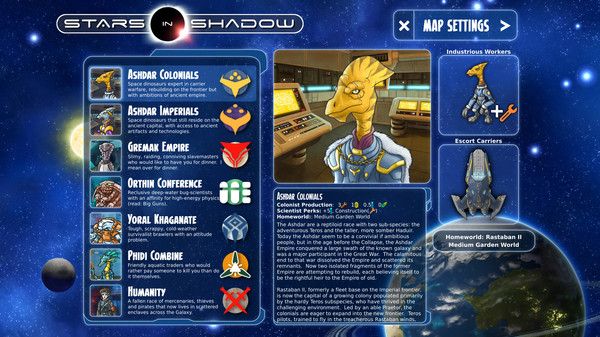 Stars in Shadow screenshot 1