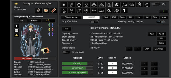 Idling to Rule the Gods screenshot 8