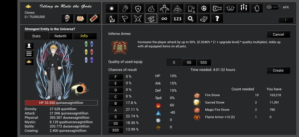 Idling to Rule the Gods screenshot 4