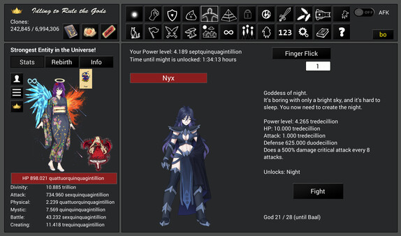 Idling to Rule the Gods screenshot 1