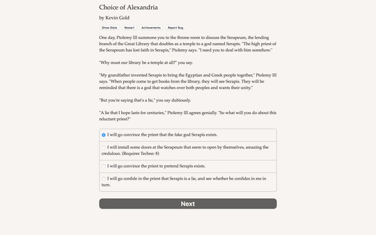 Choice of Alexandria screenshot 4