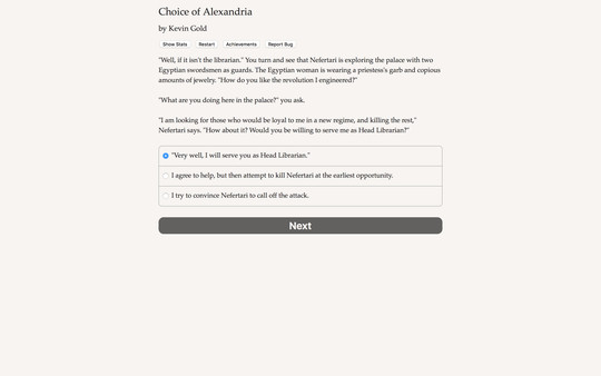 Choice of Alexandria screenshot 2