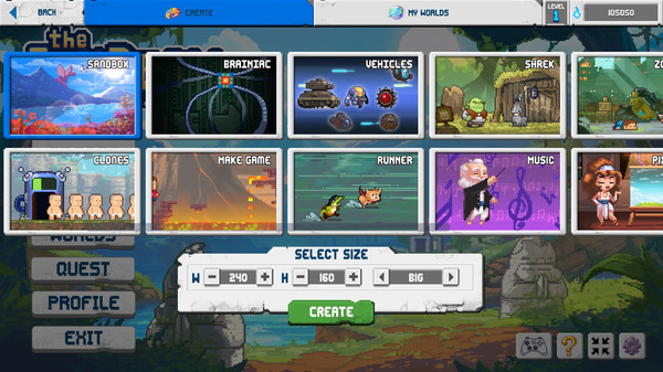 The Sandbox Evolution - Craft a 2D Pixel Universe! screenshot 1